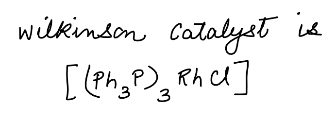 Wilkinson catalyst is