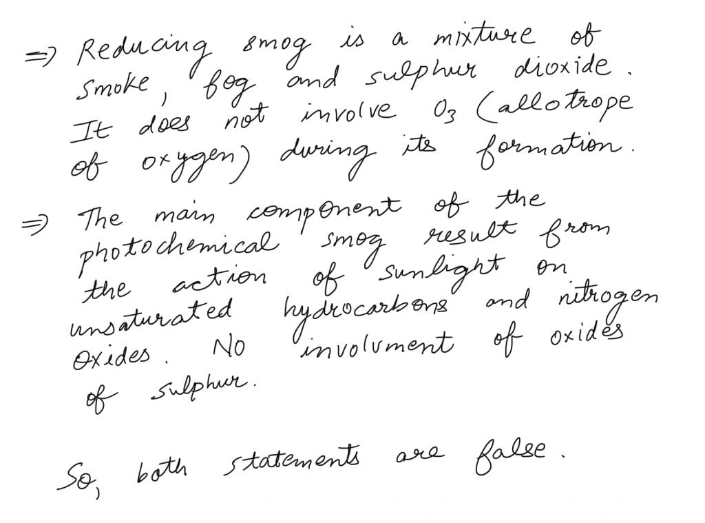 An allotrope of oxygen is an important intermediate in the formation of reducing smog