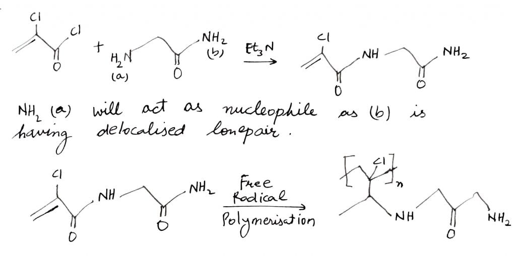 Major product of the following reaction is JEE Mains 2019 solved question paper