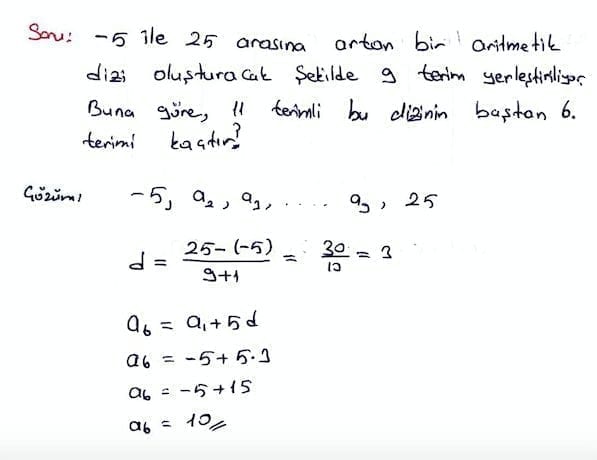 örnek soru çözümü