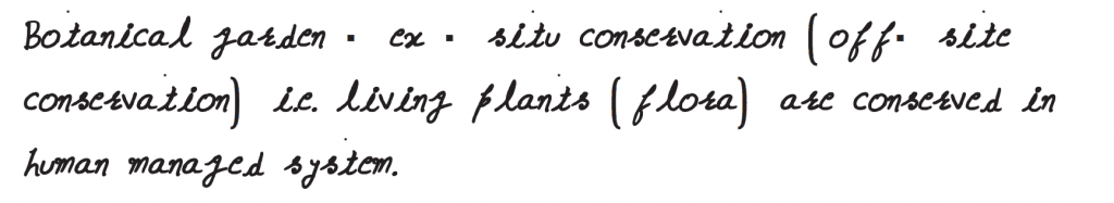 Which one of the following is not a method of in situ conservation of biodiversity