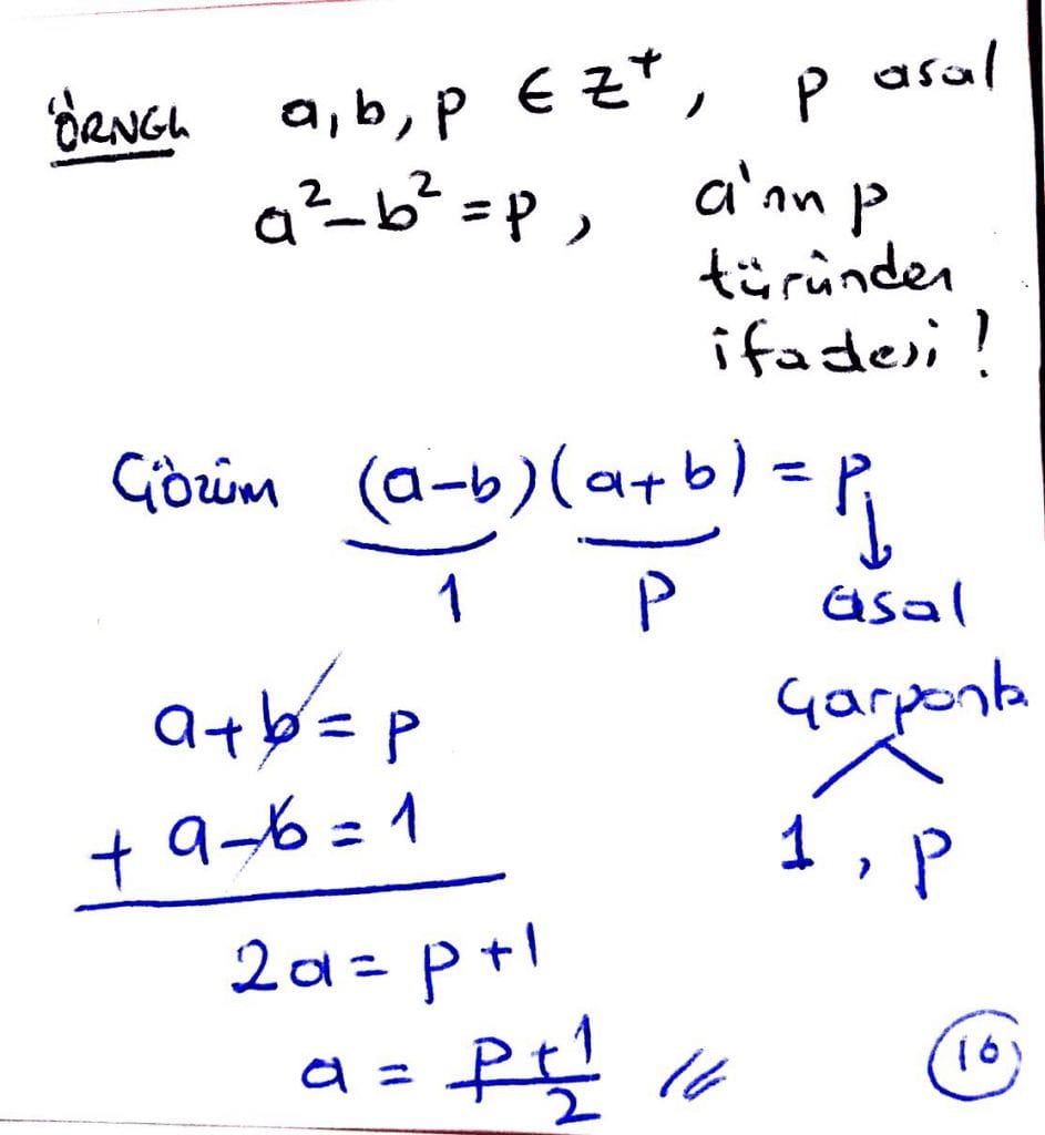 doğal ve tam sayılar