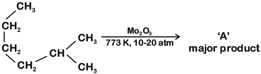 JEE Main 2021 answer key Identify A in the given chemical reaction