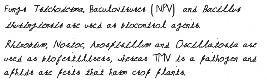 Select the correct group of biocontrol agents