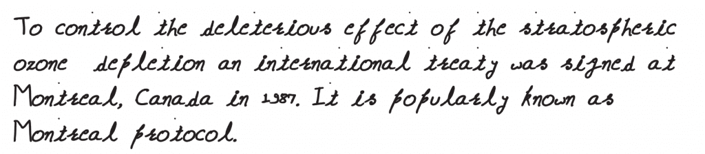 Which of the following protocols did aim for reducing emission of chlorofluorocarbons into the atmosphere