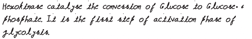 NEET 2019 question paper Conversion of glucose to glucose-6-phosphate, the first irreversible reaction of glycolysis, is catalyzed by