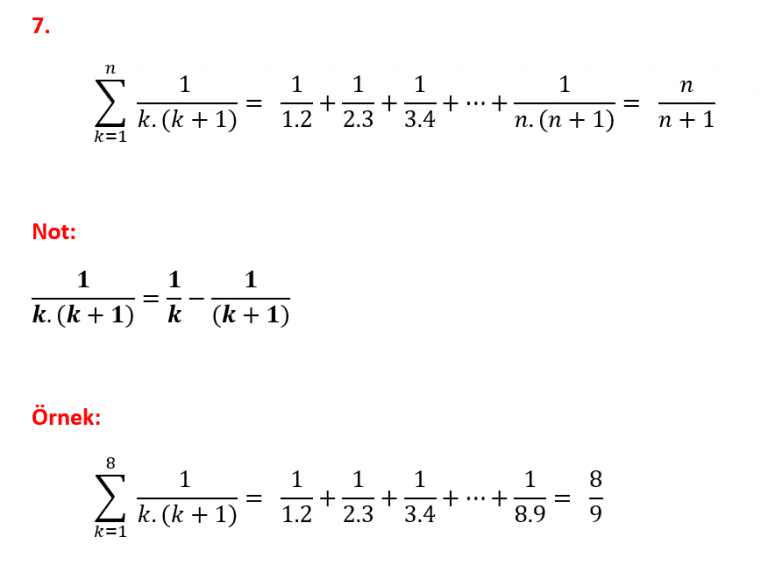 Toplam Sembolü Konu Anlatımı ve Örnek Soru Çözümü - Kunduz - Kunduz