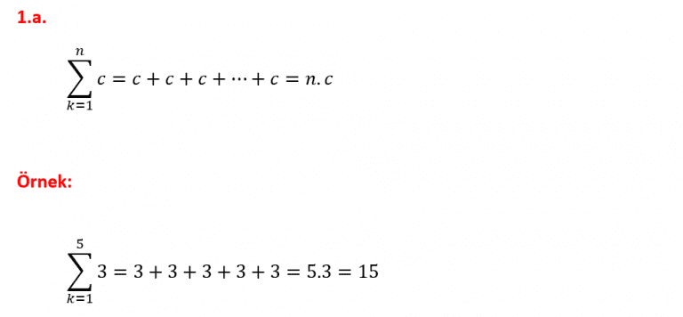 Toplam Sembolü Konu Anlatımı ve Örnek Soru Çözümü - Kunduz - Kunduz