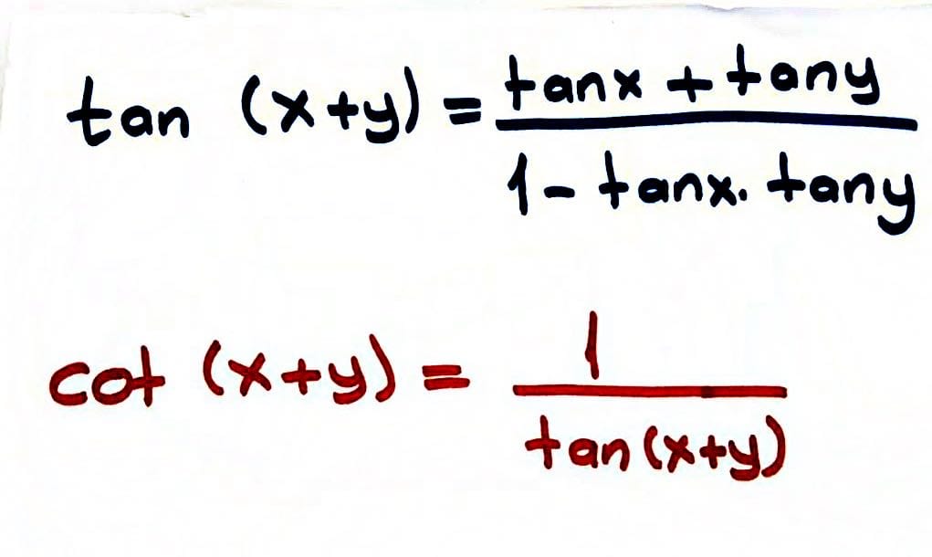 tanjant toplam cotanjant toplam